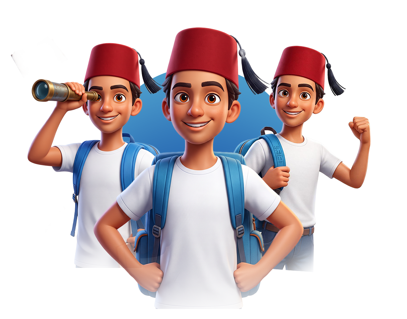 طلاب منصة البكالورينجية